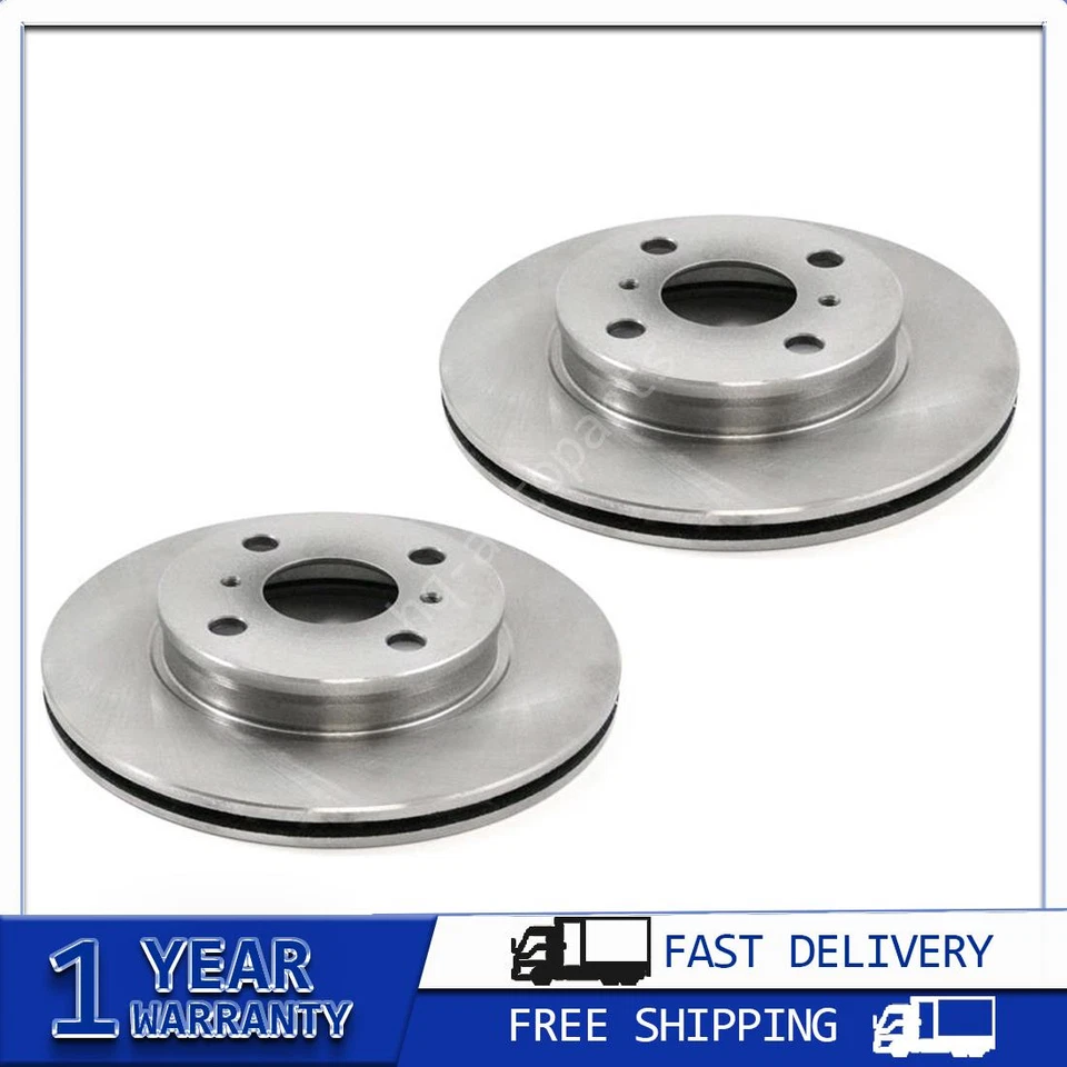 Rotor de freno delantero 2 piezas para Toyota Tercel 1991 1992 1993 1994 1995 1996 1997 1998 Foto 1 de 3