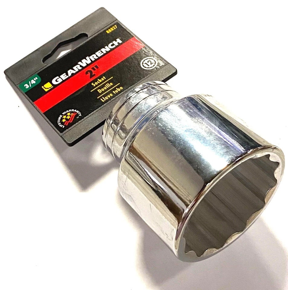GearWrench 3/4" Drive 2" Socket 12 Point 88827 - Image 1 of 1