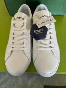 Latest Lacoste Powercourt Men’s Leather Shoes US 11 New in box retail $170.00 - Picture 1 of 7