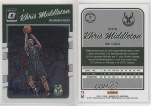 2016-17 Panini Donruss Optic Khris Middleton #7