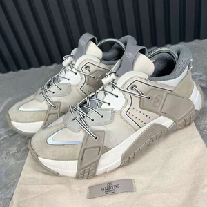 Sneakers Valentino Garavani Pannelli Wod Bianco Bianco Fuoco 10 US 43 EUR - Foto 1 di 23