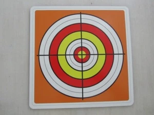 ORANGE Schießziel Metallschild 12""x12"" Plink Range Praxis drinnen draußen - Bild 1 von 3