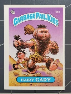 Garbage Pail Kids ⭐ Hairy Gary 55a ⭐ GPK 1985 Series 2 👀 - Picture 1 of 2