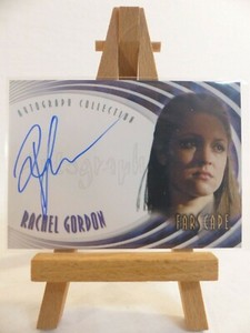 Farscape Through the Wormhole Autograph card A44 Rachel Gordon as Lo'Laan