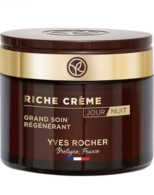 Yves Rocher Cream Regenerating Deep Action RICHE CREME Rose Oil 75ml EXP 06/2027 - Image 1 of 4