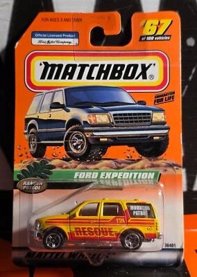 1999 MATCHBOX RANGER PATROL ** FORD EXPEDITION ** #67 1:64 SERIES 14 - Image 1 of 2