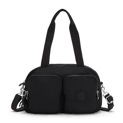 kipling Medium Shoulderbag Umhängetasche Schultertasche Black Noir Schwarz - Bild 1 von 4
