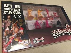 Zombicide Promo Set #5 Moustache Pack #2 (Kickstarter Exclusive Dick Leroy Paul) - Picture 1 of 5