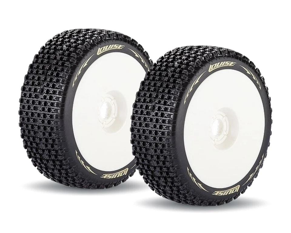 LOUISE B-Pirate Reifen super soft auf Felge gelb Buggy 1:8 LOUT3126VY  - Bild 1 von 1