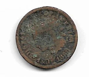 1868 Indian Cent : Good Details - Picture 1 of 2