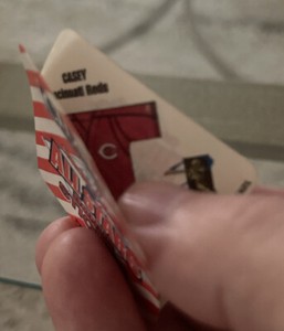 RARE 2003 CRACKER JACK ALL STARS SEAN CASEY * REDS JERSEY Baseball STICKER Card