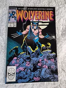 🔥Wolverine #1 Nice NM Copy! 1st Wolvie as Patch Unpressed Marvel 1988💯🔑👀 - Picture 1 of 4