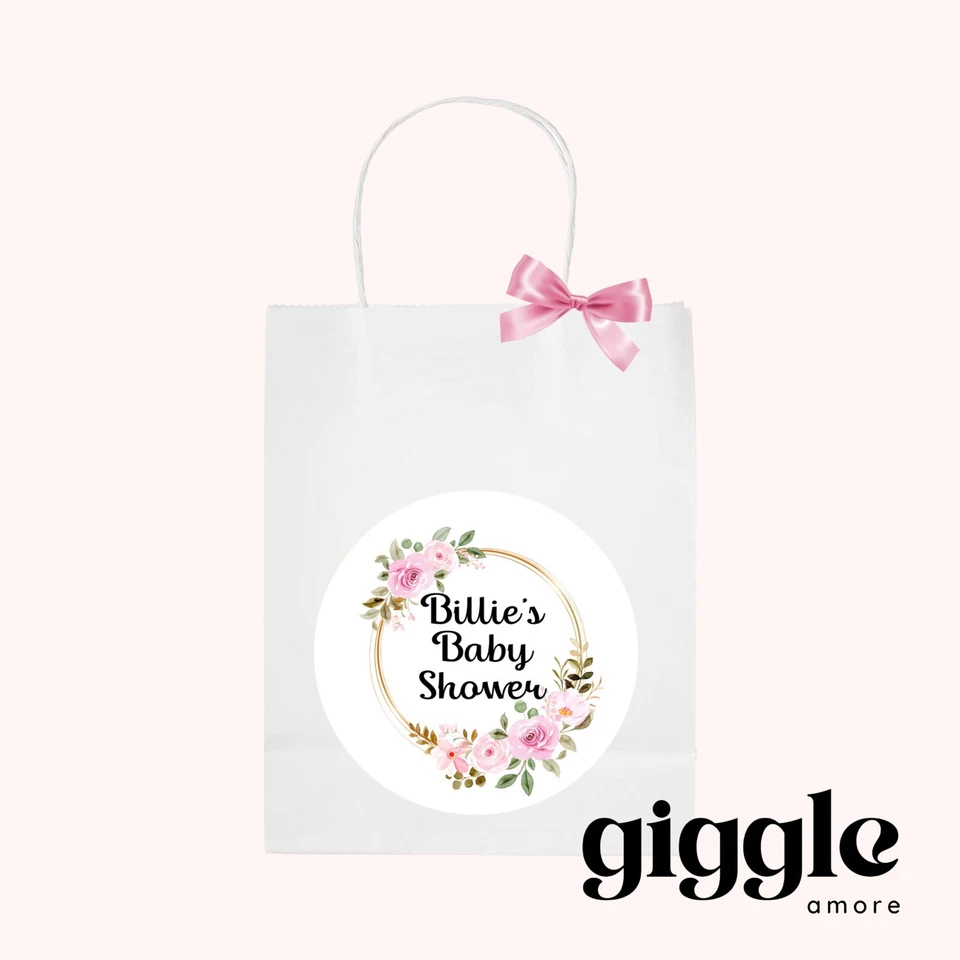 Personalised Gift Bags Wedding, Baby Shower, Birthday, Hen Party, Thank You - Image 1 of 3