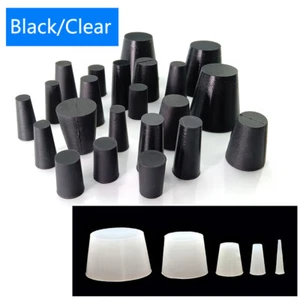 Seal Hole Plug Tapered Plugs Stopper Rubber Bung Sealing End Caps Bottle Inserts - Picture 1 of 9