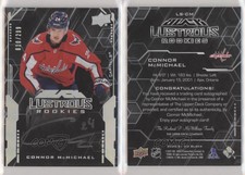 2020-21 SPx UD Black Lustrous Signatures Connor McMichael Tier 1 Rookie Auto RC