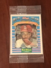 BOB GIBSON 1991 Kellogg’s Cornflakes Baseball Greats 3-D **sealed**