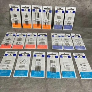 DMC Needle Lot of 19 Packs Miscellaneous Embroidery Chenille Tapestry Darners - Picture 1 of 5