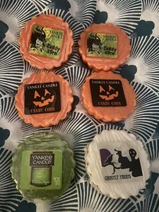 6 Yankee candle Halloween Tart Collection HTF - Picture 1 of 1