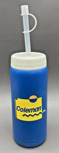 NUEVO Botella de agua aislada de espuma Coleman vintage años 90 tornillo en tapa y pajita 32 oz - Imagen 1 de 8