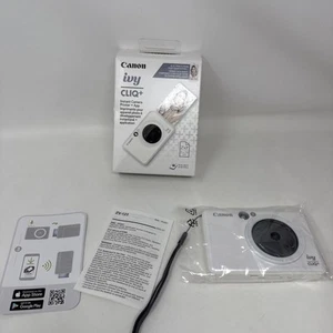 Canon Ivy CLIQ+ Sofortbildkamera Fotodrucker mit Box - Weiß - funktioniert super - Bild 1 von 10