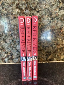 RED RIVER, VOLUME 1-3 by Chie Shinohara, Shojo Manga Viz Media, 2004 First Print - Picture 1 of 4