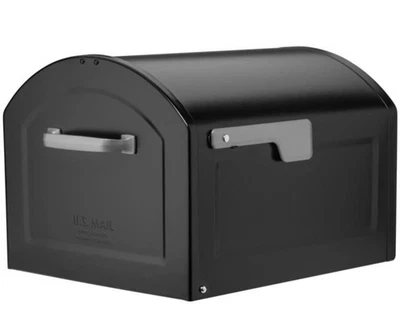 Architectural Mailboxes Centennial Post Mount Galvanized Steel Post Mount Black - Image 1 of 2