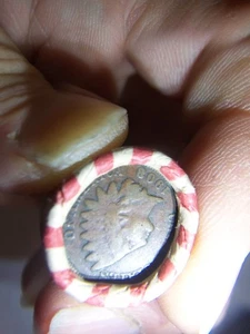 ¿Rollo de centavo de cabeza y trigo indio con un 1908? PENTAVO CABEZA INDIA MOSTRANDO - Imagen 1 de 3