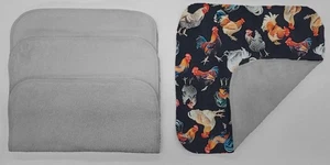 Roosters Washcloths (Set of 4) - Afbeelding 1 van 1