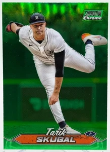 Tarik Skubal 2024 Stadium Club Chrome Green Refractor TIGERS HOT - Bild 1 von 2