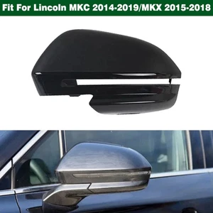 Cubierta de espejo retrovisor lateral izquierdo carcasa negra para Lincoln MKC 2014-2019 MKX 2015-2018 - Imagen 1 de 8