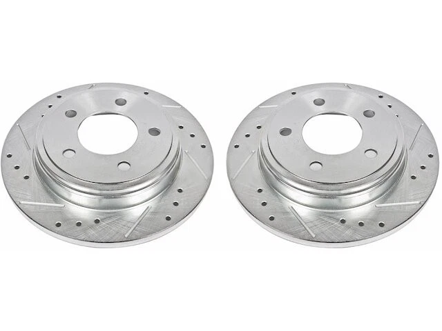 Juego de rotor de freno trasero para 93-04 Chrysler Dodge 300M Concorde LHS Intrepid NK83P6 Foto 1 de 1