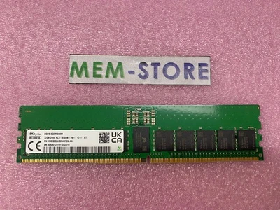 HMCG88AHBRA479N SK hynix Original 32GB DDR5-6400MHz EC8 RDIMM RAM Memory Upgrade - Image 1 of 4