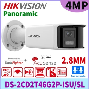 Hikvision DS-2CD2T46G2P-ISU/SL 4MP Panoramic AcuSense POE Fixed Bullet IP Camera - Picture 1 of 4