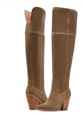 Bota para mujer Blondo Windie impermeable gamuza sobre la rodilla color tostado talla 7 M NUEVA Foto 1 de 4