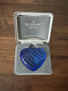 Waterford geschliffener Kristall herzförmiger Handkühler Briefbeschwerer - Bild 1 von 6