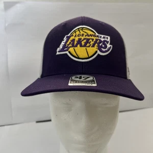 Los Angeles LA Lakers 47 NBA Mütze Kappe verstellbarer Riemen lila Basketball - Bild 1 von 7