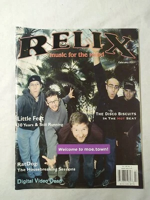 Relix Magazine February 2001 Vol 28 No 1 Disco Biscuits Little Feat RatDog - Image 1 of 4