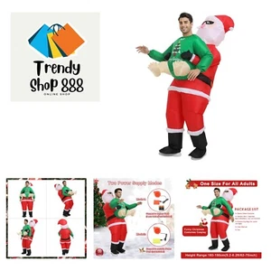 Inflatable for Adult, Christmas Inflatable Costume Santa Claus Blow Up Costum... - Picture 1 of 7