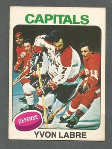 1975-76 OPC O-Pee-Chee Hockey Yvon Labre #61 Washington Capitals NMT+ *1 - Picture 1 of 1