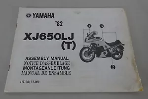 Instrucciones de Montaje / Kit Up Manual Yamaha XJ 650 Lj (T) Stand 1982 - Imagen 1 de 1