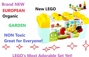 New DUPLO Garden Organic Fruit Food BEEHIVE Lady Bug Storage Box Great Starter - Picture 1 of 2