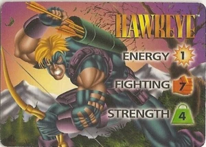 Marvel OVERPOWER Hawkeye Mission Control personaje de 3 estadísticas - Imagen 1 de 1
