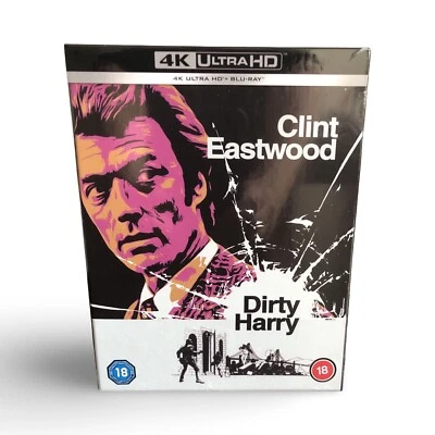 DIRTY HARRY 4K UHD + Blu-ray Ultimate Collector’s Edition Steelbook Sigillato