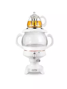 Vidrio GOLDA INC. 4,5 litros Samovar, Fabricante de Té, con Protección contra Hervir-Seco (Blanco) - Imagen 1 de 1