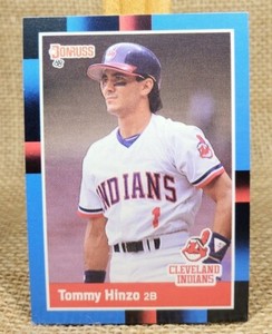 1988 Donruss Tommy Hinzo RC Baseball Card #526 Indians FREE S&H A2