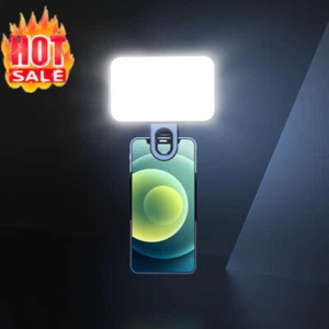Luce Selfie Ricaricabile Clip-On Luminosità Regolabile per Mobile Compute L7O7 - Foto 1 di 15