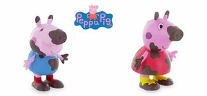 PEPPA PIG SET 2 PERSONAGGI PEPPA PIG E GEORGE PIG COMANSI IN GOMMA CAKE TOPPER - Imagen 1 de 1