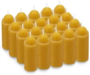 Long Burning Unscented Beeswax Candles - Perfect for Lanterns & Emergencies - Picture 1 of 9