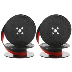 2 Sets Typewriter Ribbon Ink Office Old Replacement Adding Machine Red/black - Bild 1 von 12