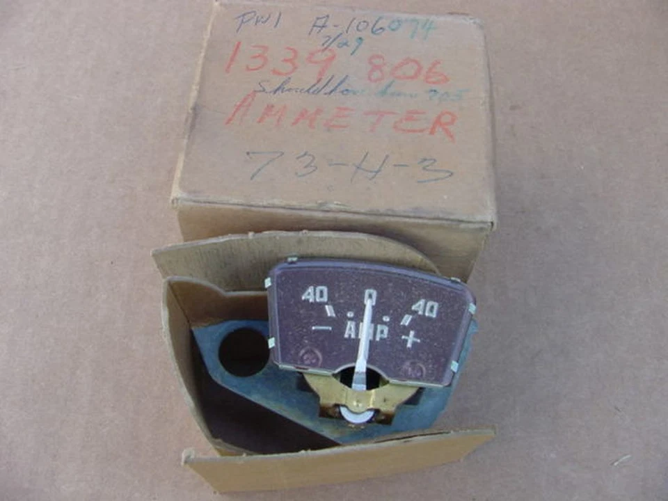 Chrysler Saratoga New Yorker 1950 nuevo de Lote Antiguo MoPar medidor de amplificador de amperios #1339806 Foto 1 de 1